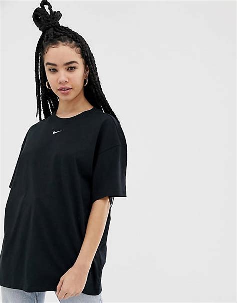 nike schwarzes boyfriend-t-shirt mit logostick|Nike – Boyfriend.